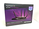 Netgear R7500-200NAS Nighthawk X4 Ultimate Gaming Router - AC2350 4X4 MU-MIMO Dual Band WiFi Gigabit Router (R7500v2) with Open Source Support. Compatible with Amazon Echo/Alexa