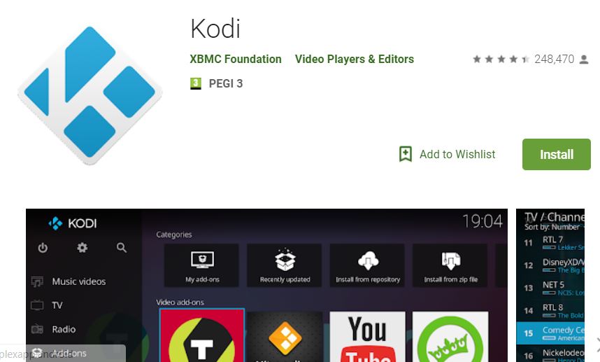kodi streaming software