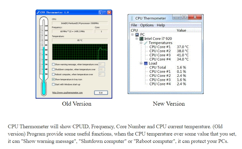 cpu thermometer