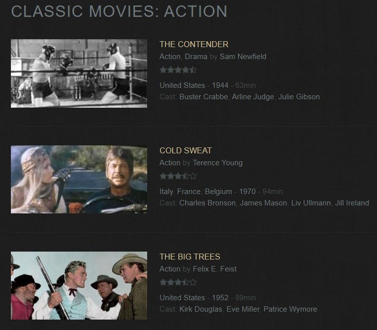 classic movies