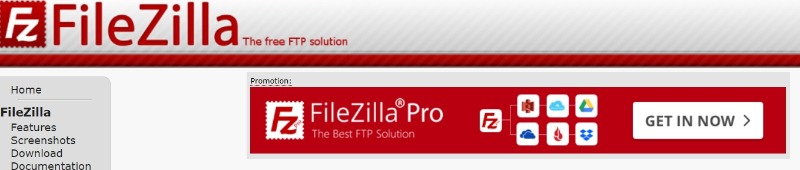 filezilla client