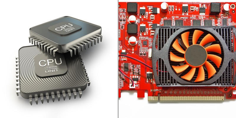 comparing cpu and gpu