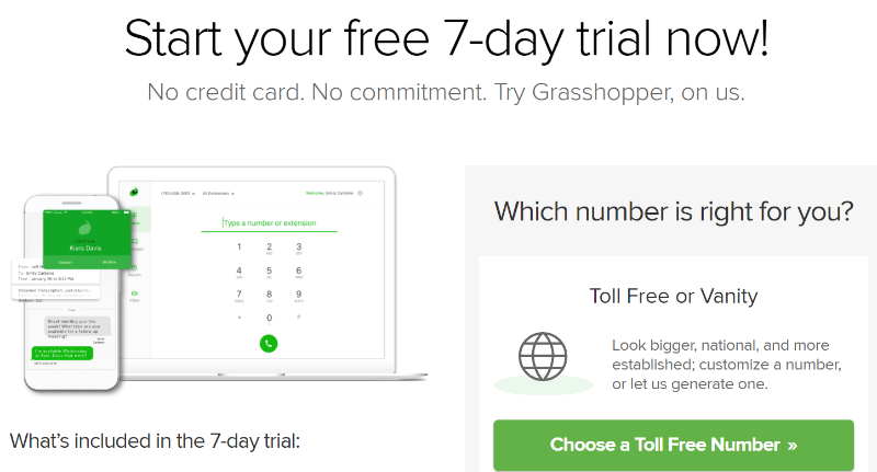 grasshopper 7 day trial