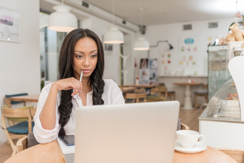 girl business worker