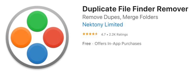 duplicate finder for mac