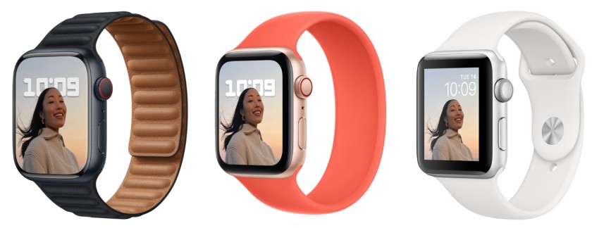 apple watch models 7,SE,3